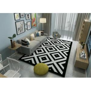 Wholesale modern style black and white pattern rugs