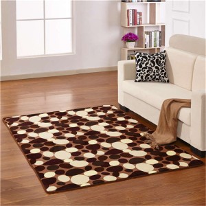 Machine made 100% polyester soft microfiber carpets and rugs