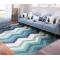 Jacquard microfiber decorative carpet for livingroom
