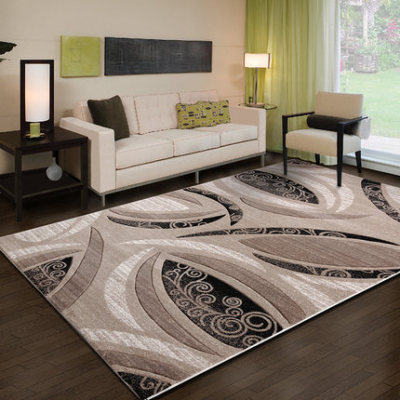 Modern design machine-made 100% polyester carpet for decoration