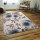 New design machine-made polyester flower carpet for livingroom