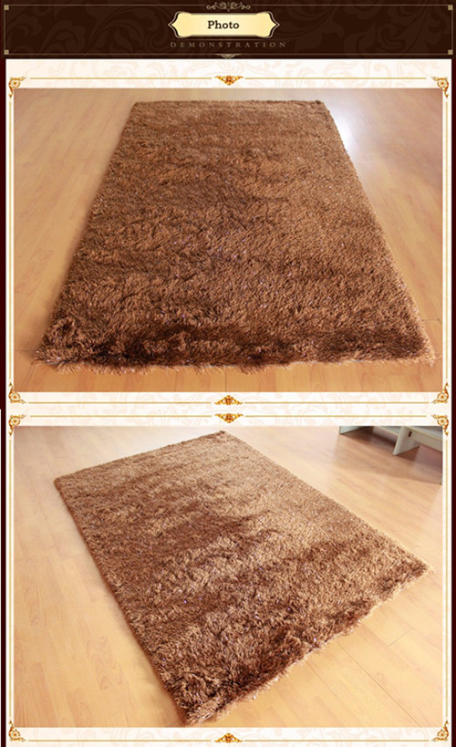 Factory custom qualified soft anti-slip simple shaggy carpet