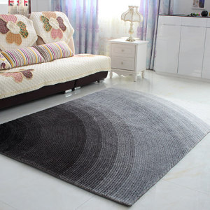 Handtufted 4D gradient shaggy polyester carpets for livingroom