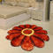 Handtufted 3D polyester flower shaggy rugs for decoration