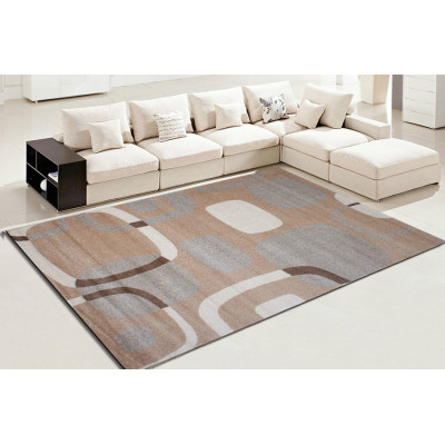 Machine made 100% polyester microfiber carpets for livingroom