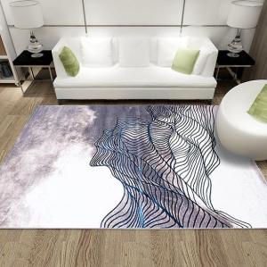 High quality polyester microfiber carpets for decoration