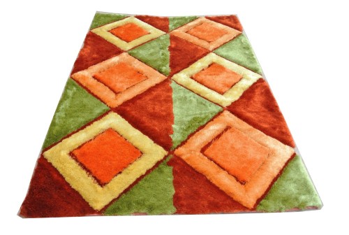 Environmental protection modern design 150D silk shaggy carpet and rugs