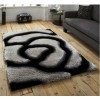 Decorative Flower Design 100% polyester new shaggy carpet