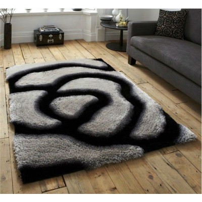 Decorative Flower Design 100% polyester new shaggy carpet