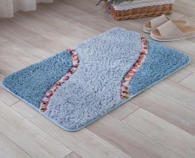 High quality handtufted polyester shaggy door mats carpet piles