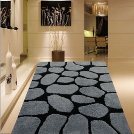polyester popular 3D design shaggy carpet China, modern shaggy carpet