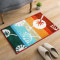 Modern design polyester rugs for bed side or livingroom