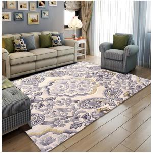 Jacquard 100% polyester microfiber flower carpets for livingroom