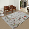 Hot selling 100% polyester microfiber material rugs for livingroom