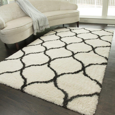 Hot sale plain design jacquard mats very soft carpets and rugs