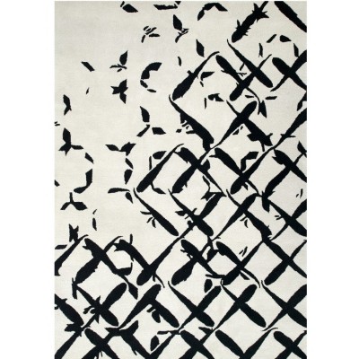 Modern design machine made 100% polyester carpets for livingroom