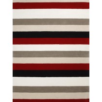 High quality machine made striped polyester carpets and rugs for livingroom