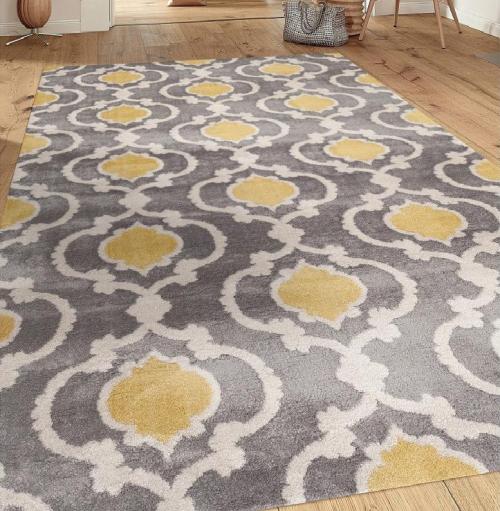 High quality machine made polyester carpets for livingroom
