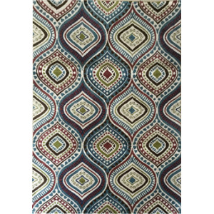 Modern machine made printed carpet floor area rug