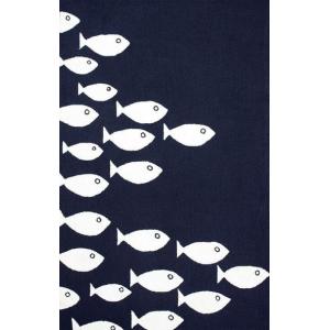 New design machine made polyester microfiber material fish pattern rugs