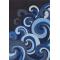 Customized machine made waves pattern microfiber rugs for decoration