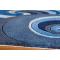 Customized machine made waves pattern microfiber rugs for decoration