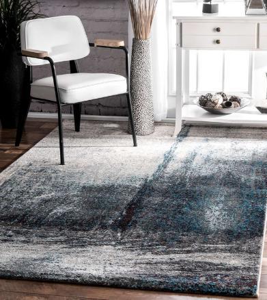 Modern design machine made polyester abstract area rugs