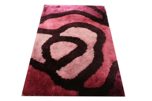 Home textile polyester tufted flower design carpet for living room