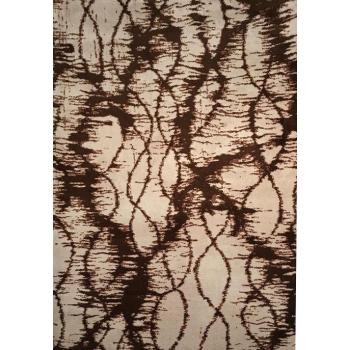 Modern design machine made polyester microfiber area carpets