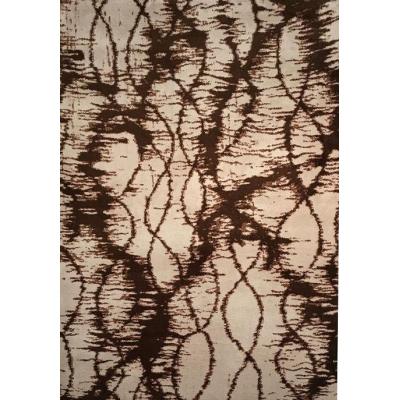 Modern design machine made polyester microfiber area carpets