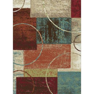 Modern design polyester multicolour decorative carpets for room