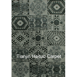 Modern design machine made 100% polyester rugs for decoration