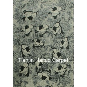 Jacquard knitting polyester rugs for livingroom