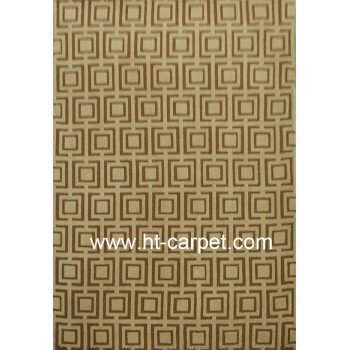 Machine made polyester area carpets for wholesale