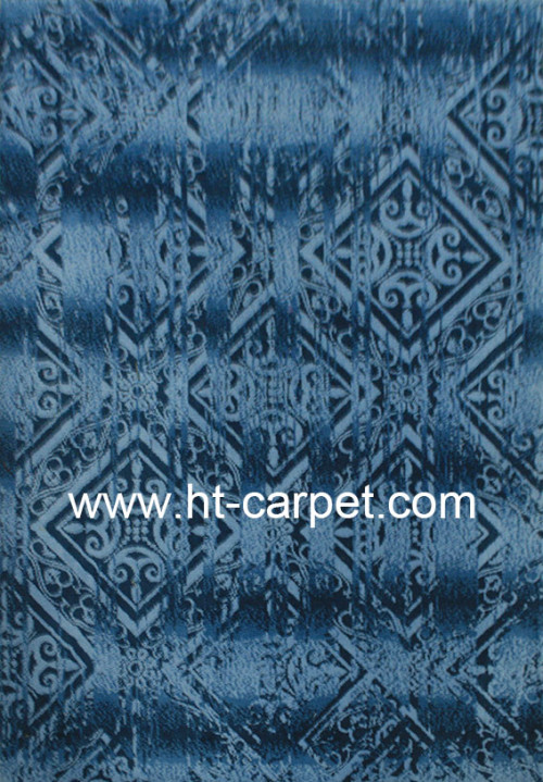 High quality machine made blue 100% polyester rugs