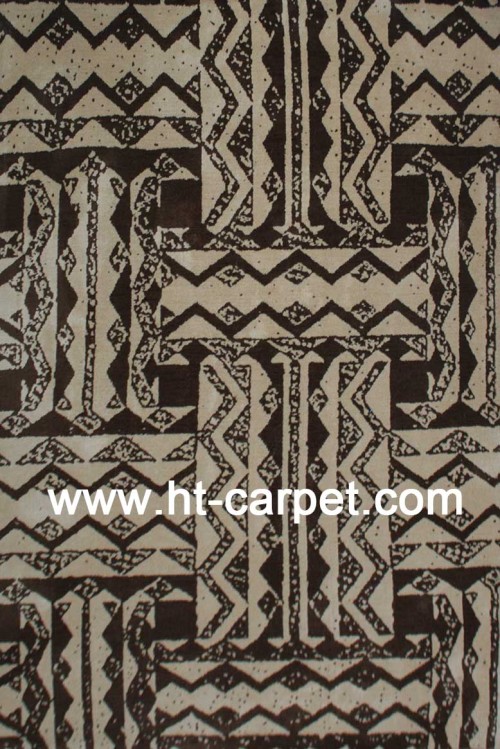 Machine made polyester microfiber area carpets for room
