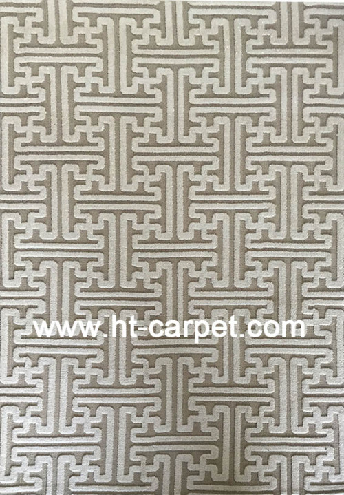 High quality machine made microfiber decorative carpets