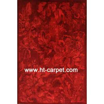 Customized machine made polyester area rugs for wholesale