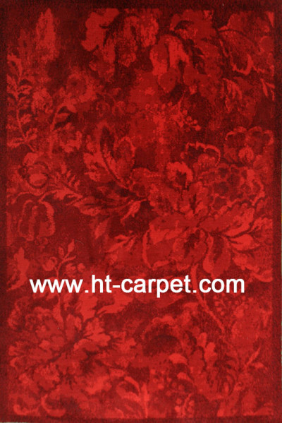 Customized machine made polyester area rugs for wholesale