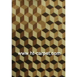 Modern design machine made polyester decorative carpet
