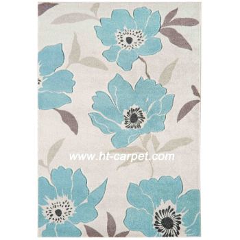 Machine made 100% polyester microfiber carpets for livingroom