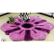 high quality hand tufted 1200D polyester shaggy flower carpets for home use from Tianjin China
