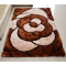 Custom polyester Flower Shaped carpets and rugs with 3d design