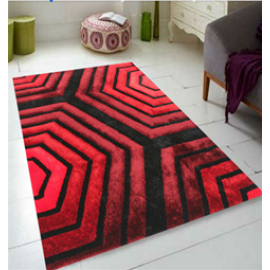 modern design stretch yarn and polyester silk carpet rug