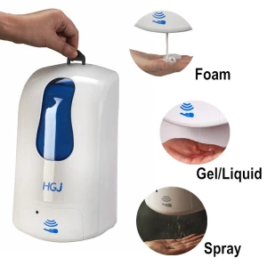 Smarlean Universal Foam Soap Dispenser for Offices, Schools, Warehouses, Food Service Facilities, and Manufacturing Plants, Power with Cord or Batteries