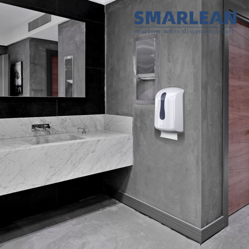 Smarlean  G1 Large Capacity Wall Mounted N/Z Folded Hand Paper Towel Dispenser With Visual Window and Lock