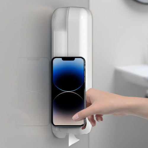 Dispenser Tisu Toilet Smarlean Commercial AF6 dengan Stopkontak Kertas Ganda