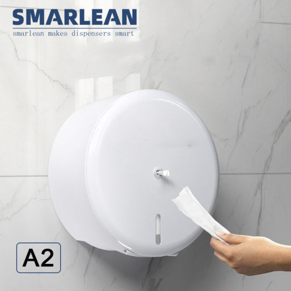 Smarlean Commercial A2 Centerfeed Toilet Tissue Dispenser with tissue dispenser