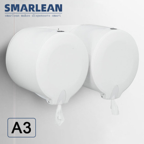 Smarlean A3 Double Roll Toilet Tissue Dispenser, Double Toilet Paper Dispenser