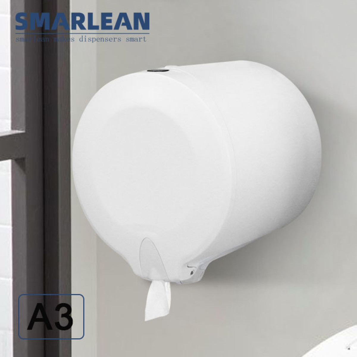 Smarlean A3 Commercial Center-Pull Toilet Tissue Dispenser | One-at-a-Time Hygienic Dispensing & High Capacity